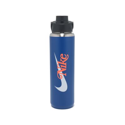 Nike 不鏽鋼水壺 SS Recharge Chug 24oz 藍 保冷 N101380542-824