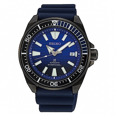 SEIKO 精工Prospex 機械深海潛水錶-藍4R35-01X0A/SRPD09 SK014