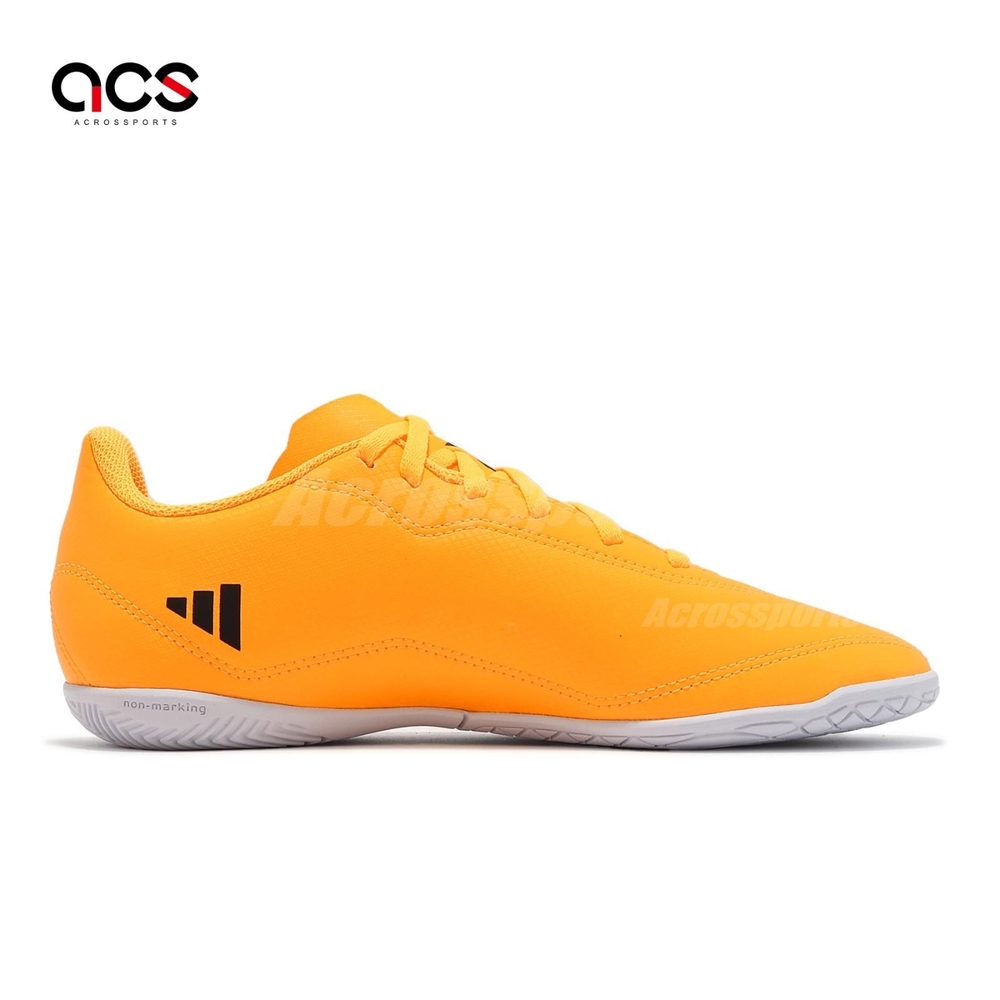 adidas 足球鞋X Speedportal 4 IN J 中童黃黑小朋友室內足球運動鞋愛迪