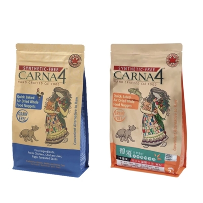 Carna4卡娜芙-無穀貓用飼料4lb-腸胃保健/泌尿保健(任選
