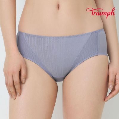 黛安芬-風格自在 涼感無痕中腰平口內褲 M-EEL 風格灰