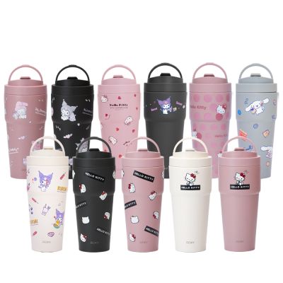 【WOKY X SANRIO】(●●)渾圓杯770ml(附矽膠粗吸管+彈跳粗吸管)