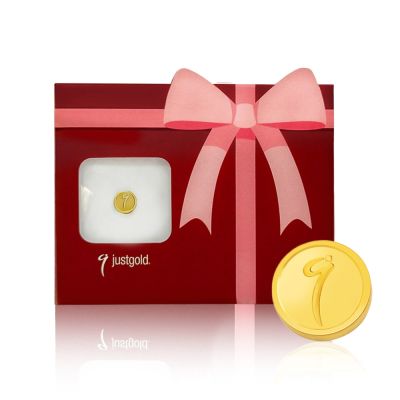 【Just Gold 鎮金店】鎮金 g 豆幣 純金金豆0.5g (網路限定)