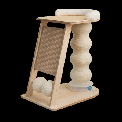 FD.Cattery喵仙兒-登高高劍麻爬梯貓跳台(53*37*60cm )(單入)