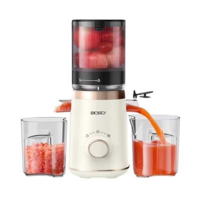 BOSO 鮮萃纖Max 超大口徑冷壓慢磨果汁機旗艦款BOHO-SJ120W