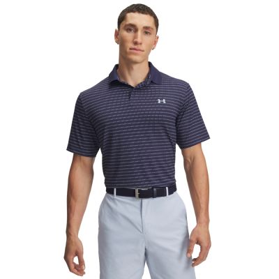 【UNDER ARMOUR】UA 男 Drive Chill 印花短袖POLO 1389597-410