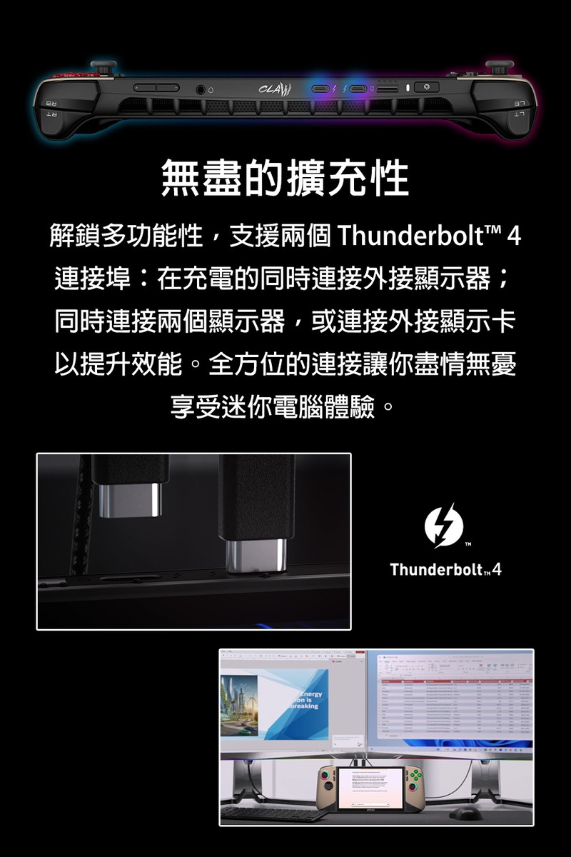 MSI微星 Claw A2VM-002TW - 詳情7
