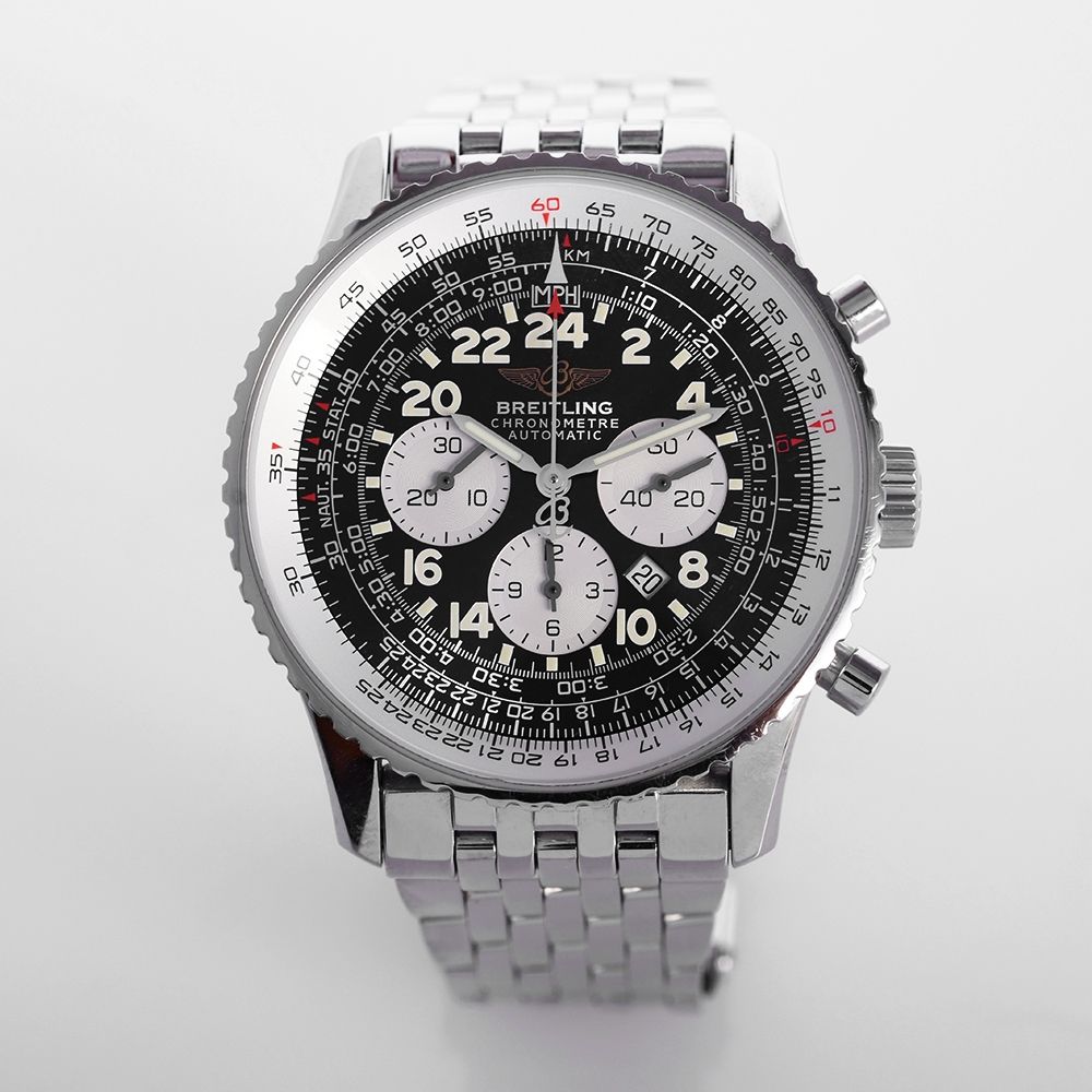 二手品 BREITLING 百年靈 Navitimer 航空計時系列 41MM 自動上鍊 (含2003年保卡及原廠盒子)