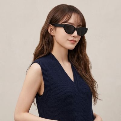 【COACH】貓眼膠框抗UV太陽眼鏡(HC8459U-500287)