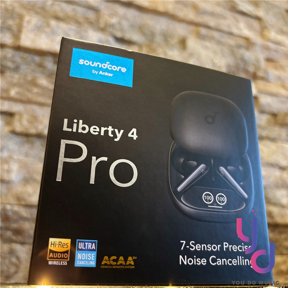 聲闊Soundcore Liberty 4 Pro 真無線藍芽耳機降噪通話防水公司貨