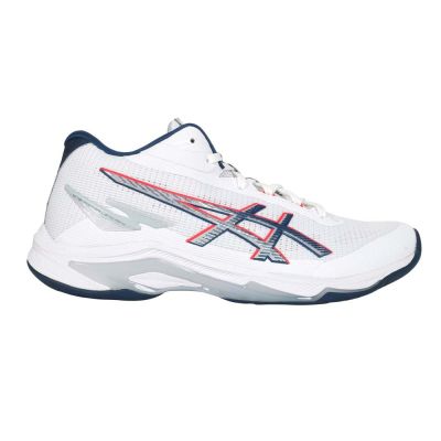 ASICS NETBURNER BALLISTIC FF MT 4 男排球鞋 1053A071-101 白墨藍亮紅