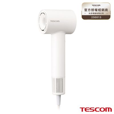 【TESCOM】輕巧速乾負離子吹風機 TD760TW 白