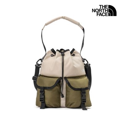 【The North Face 官方旗艦】北面男女款棕色抽繩開口休閒單肩包｜8HNTN7J 斜背包