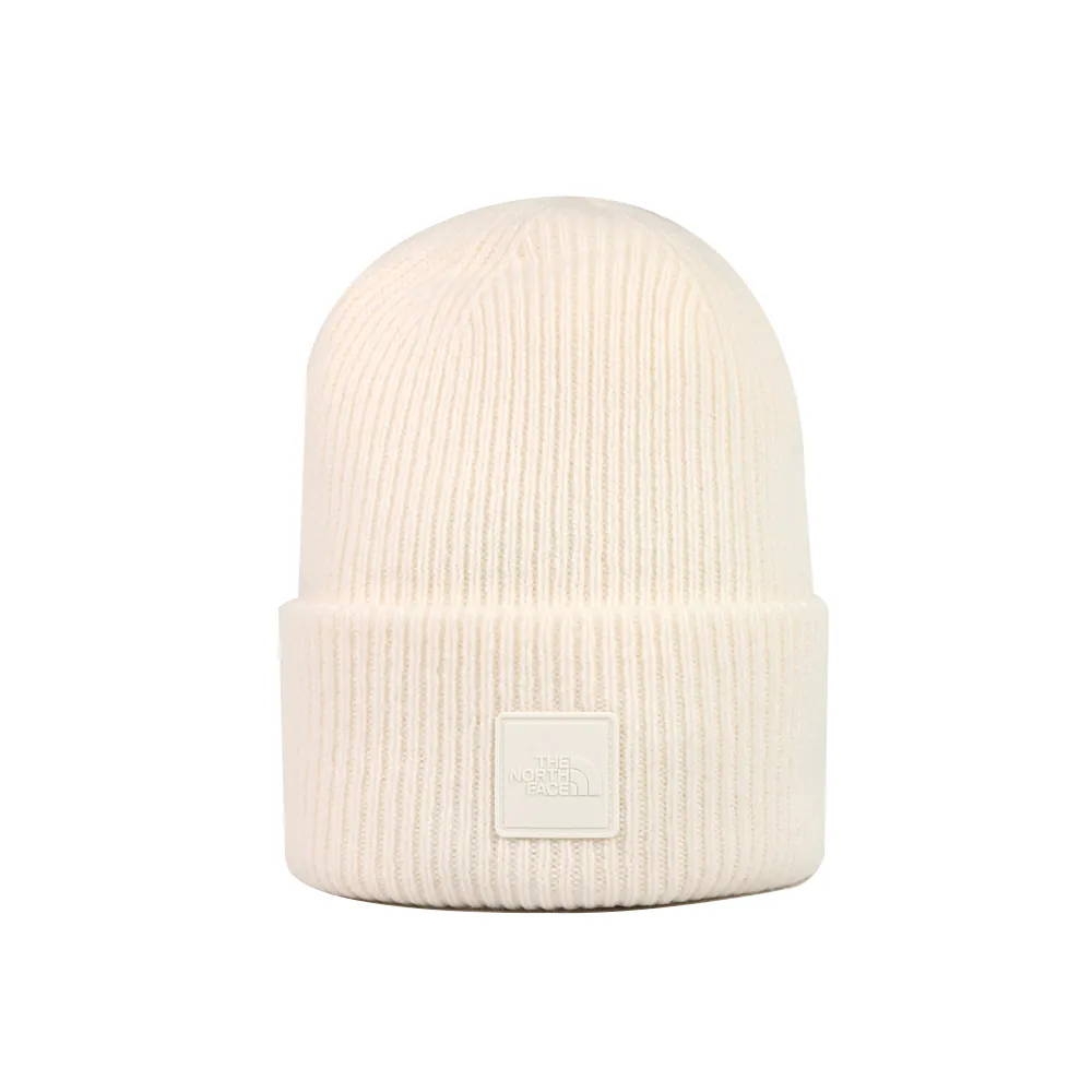 The North Face TNF 北面 北臉 男女保暖帽-米白色 URBAN PATCH BEANIE-NF0A7WJGQLI
