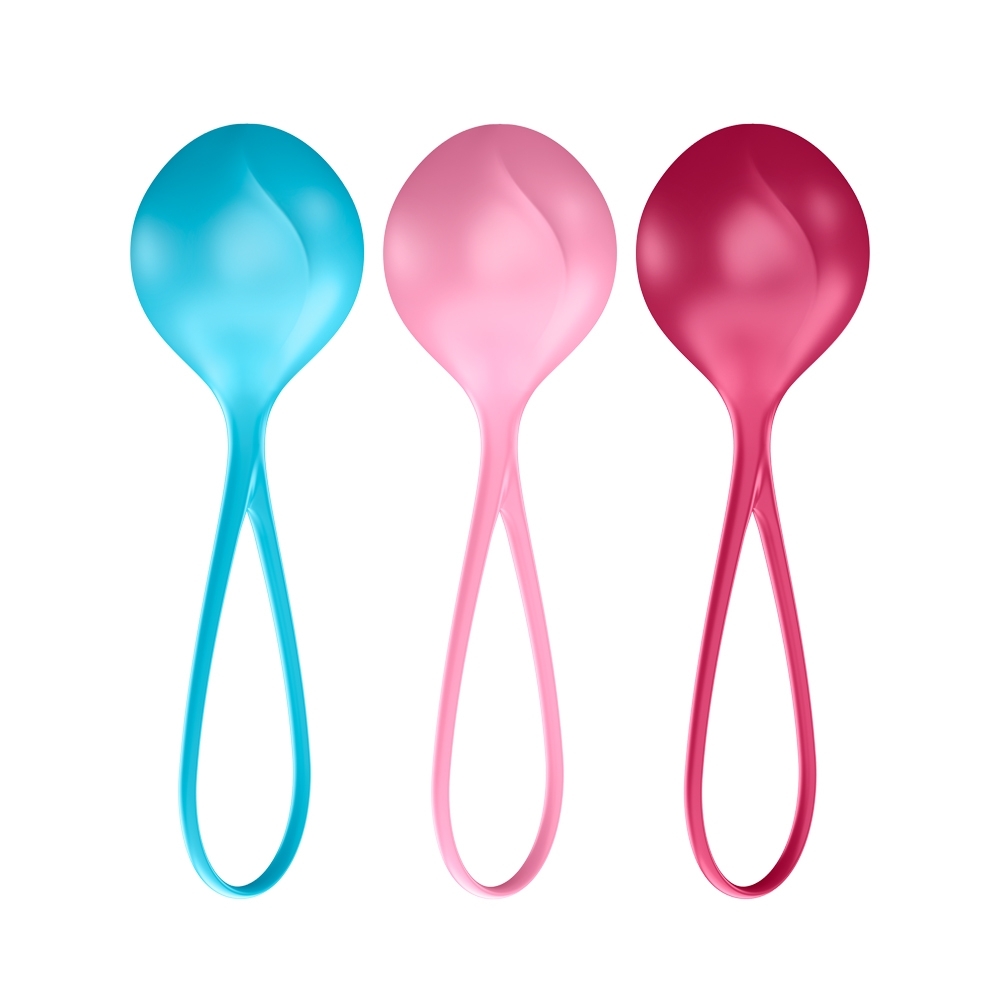 跳蛋 按摩器 自慰蛋 情趣 情趣用品 成人用品 【德國Satisfyer】 Strengthening Balls單球聰明球 (3入)