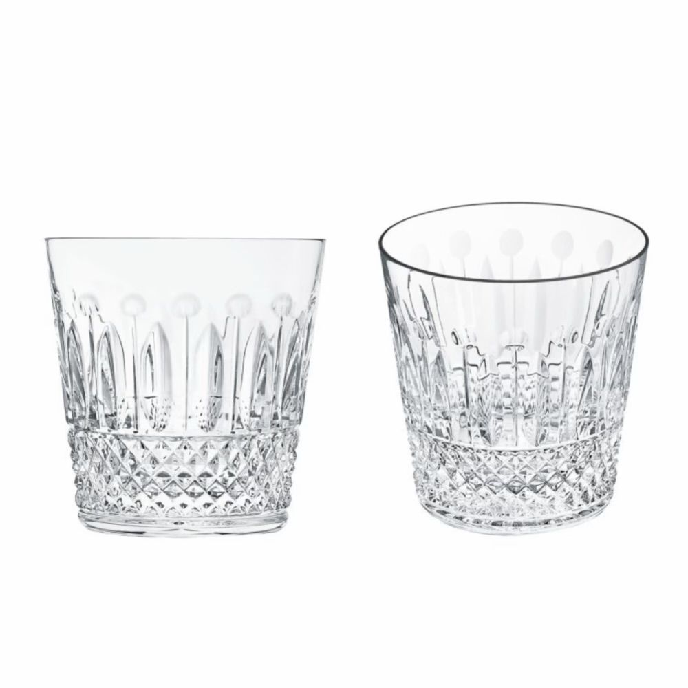 愛馬仕HERMES Saint Louis水晶威士忌杯/酒杯/水杯(雙杯組)