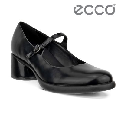 ECCO SCULPTED LX 35 雕塑低奢優雅繫帶中低跟鞋 女鞋 黑色