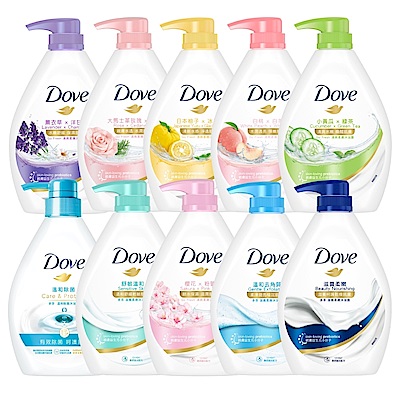 DOVE多芬 滋養柔膚/gofresh沐浴露900gx3入_ 多款選
