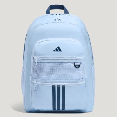 adidas 愛迪達 後背包 運動包 書包 旅行包 大容量 雙層 STD PKT BP 晶藍 KZ0000