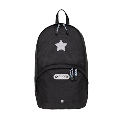 【OUTDOOR】風格前線星星圓款後背包-黑色 OD153335BK