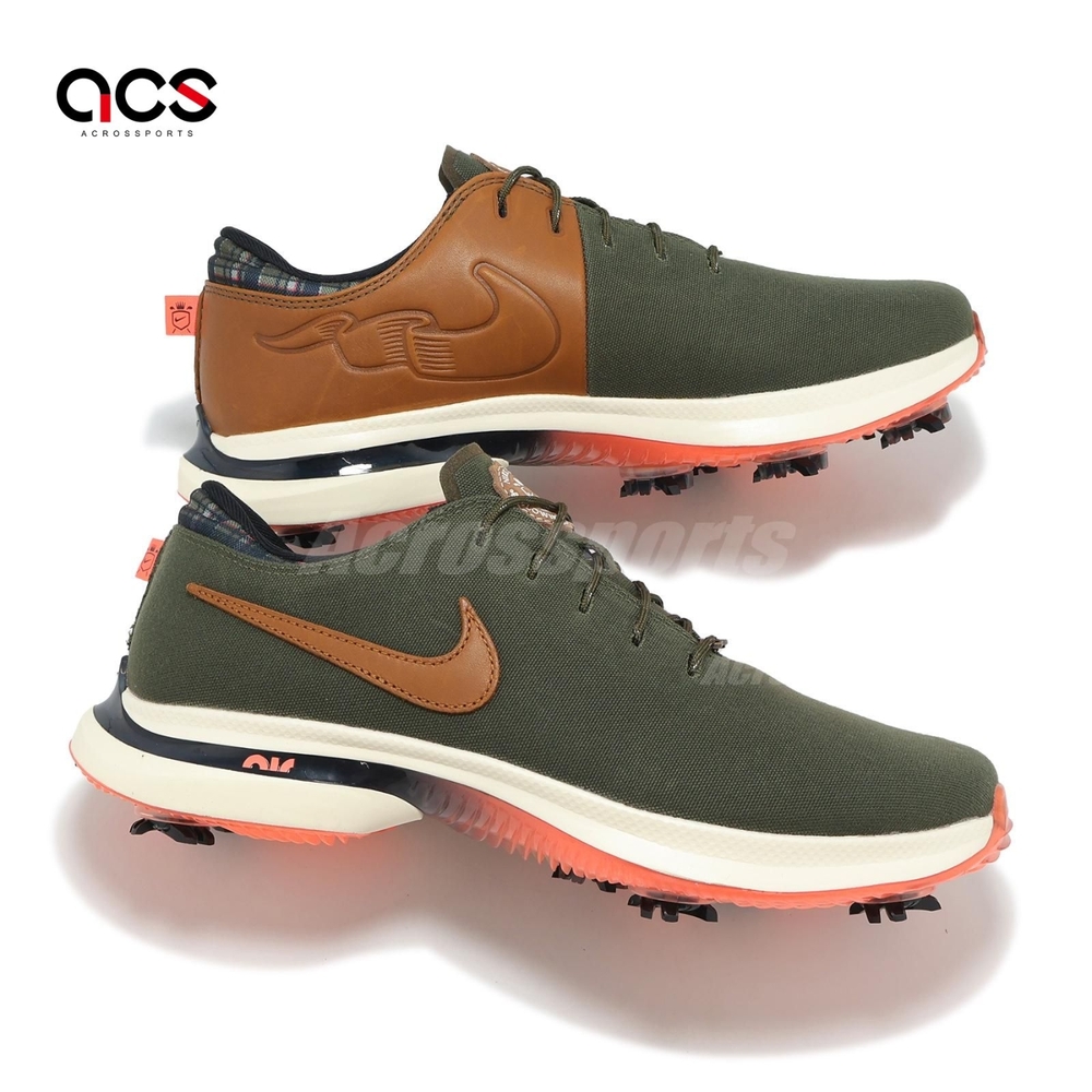 Nike 高爾夫球鞋Air ZM Victory TR 3 NRG OC24 男鞋寬楦綠橘氣墊