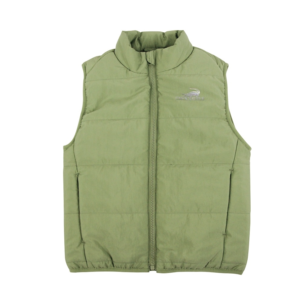 Crocodile Junior小鱷魚童裝-雷射鱷魚LOGO 鋪棉背心- U66901-04