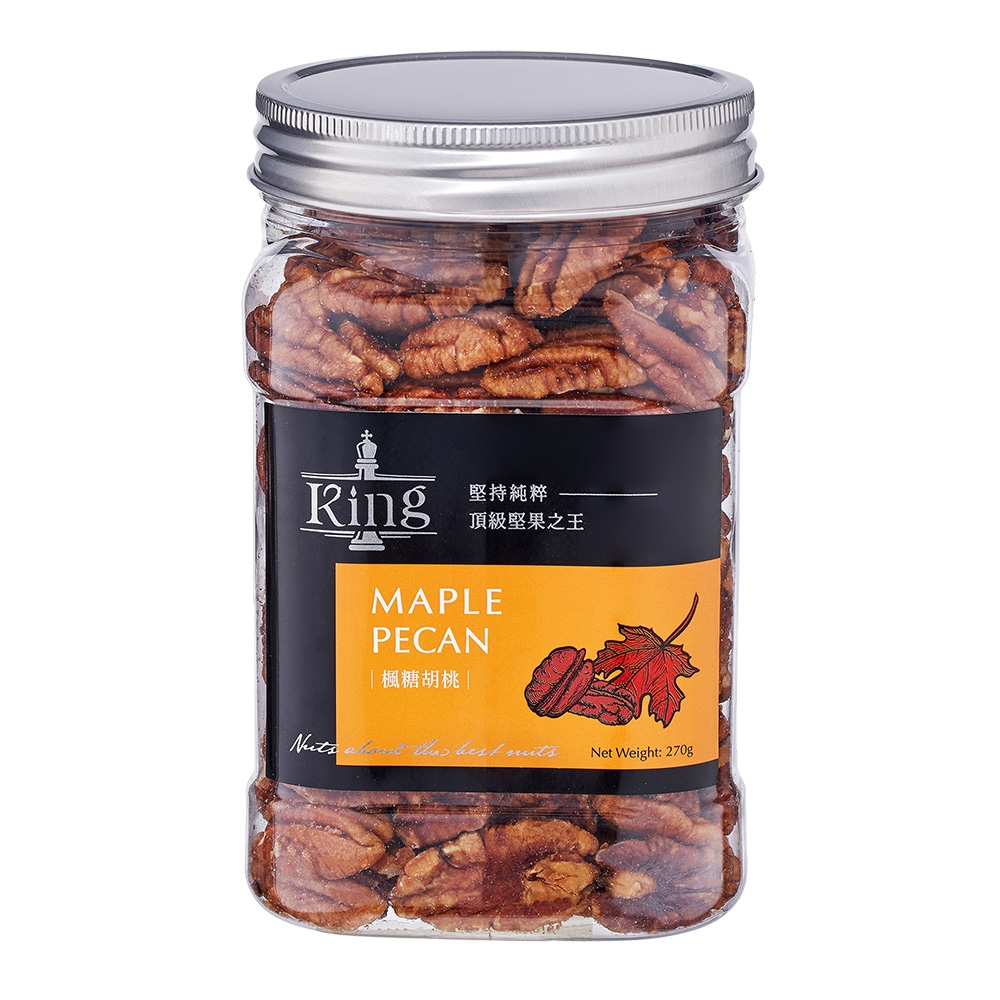 盛香珍 King堅果之王-楓糖胡桃270g/罐
