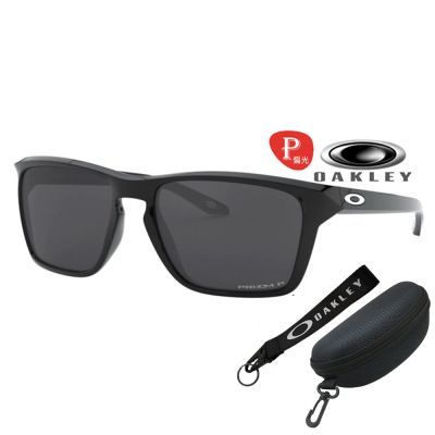Oakley 奧克利 SYLAS 色控科技 輕包覆太陽眼鏡 OO9448F 05 亮黑框水銀鍍膜偏光鏡片 公司貨