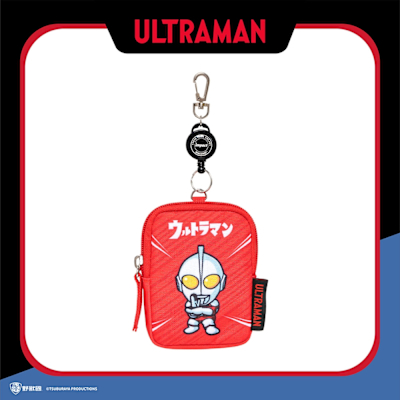 【IMPACT】怡寶 | Ultraman超人力霸王伸縮票卡零錢包 紅色 IMUTL02RD