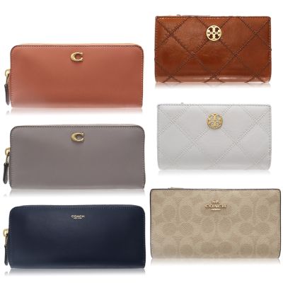 COACH x Tory Burch 皮革 / 中夾 / 長夾(多款可選)
