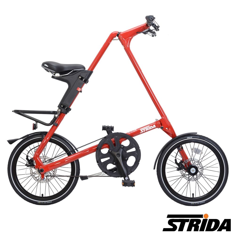 STRIDA速立達 18吋SX 單速碟剎折疊單車/三角形單車-兩色