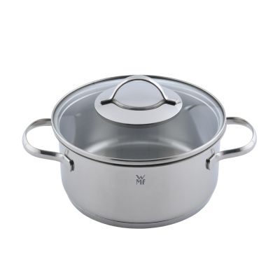 新品 WMF Provence Plus 深鍋20cm 蓋付 WMF PROVENCE PLUS 德國316 不鏽鋼矮身湯鍋(含蓋) 20cm 2.5L 湯鍋燉鍋