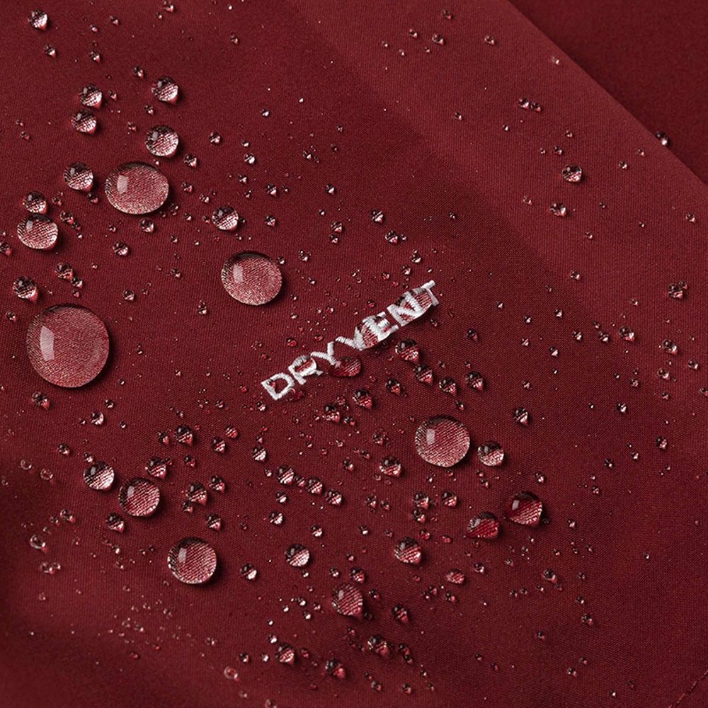 The North Face 官方旗艦】北面男款黑紅拼接DRYVENT防水衝鋒衣