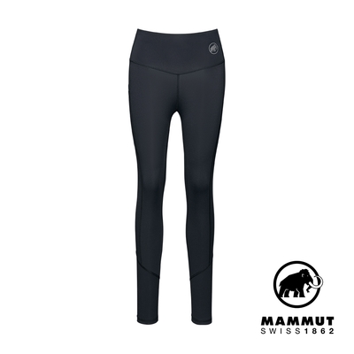 【Mammut 長毛象】Massone Tights Women 彈性高腰緊身褲 黑色 女款 #1022-02040