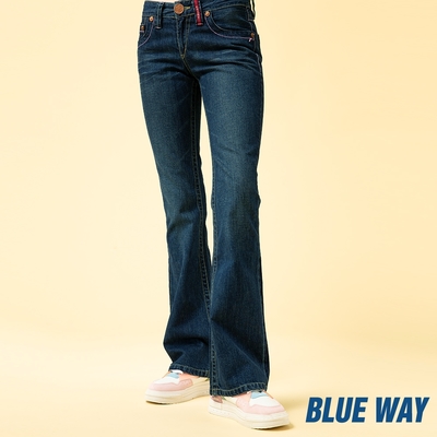 BLUE WAY – 風神丹寧低腰喇叭褲