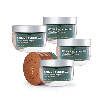 【澳洲Native】卡卡度肌膚亮澤綜合霜(4 入組 150g/罐 深層養護系列) 即期品-2026年8月到期