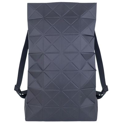 ISSEY MIYAKE 三宅一生 BAOBAO 黑色布面三角格4x7後背包