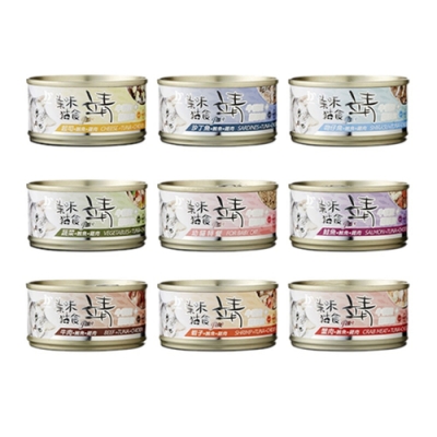 Jing靖 美味貓罐 80g x 48入組