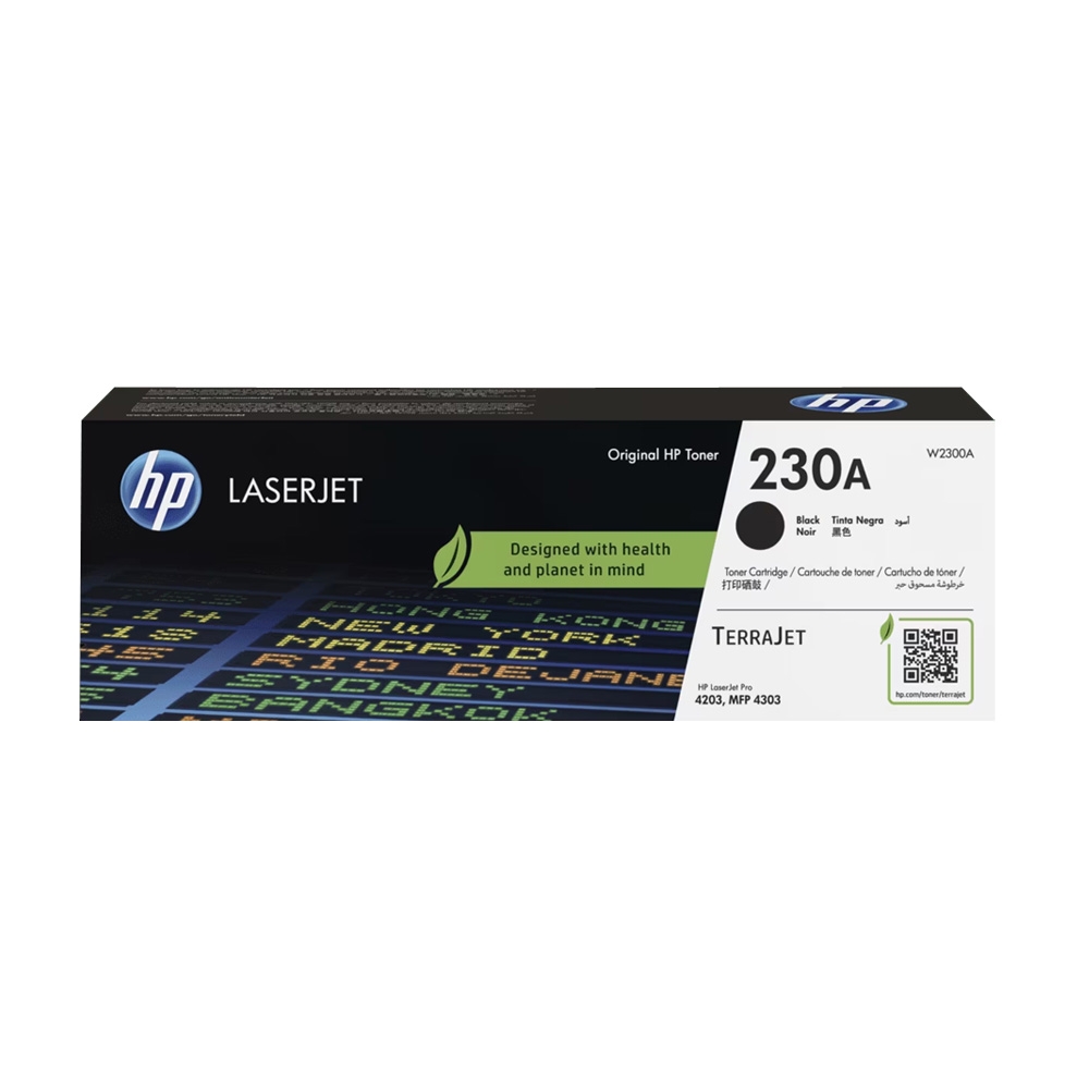 HP W2300A/230A 原廠黑色碳粉匣《加碼送咖啡券》 適用機型4203dn/4303dw/4303fdw