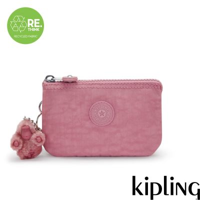 Kipling 粉霧三夾層配件包-CREATIVITY S