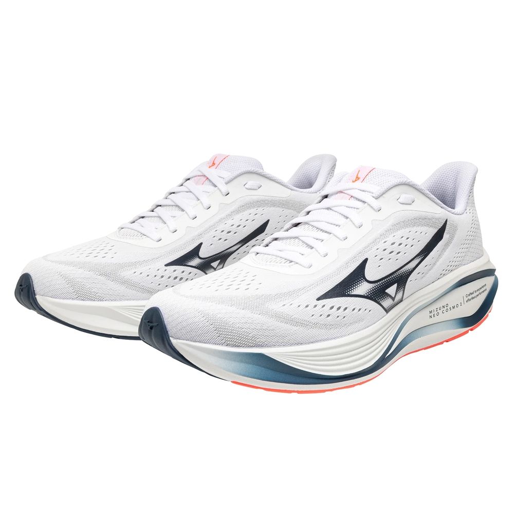 ミミオ Mizuno 美津濃Neo Cosmo 2 [J1GM261251] 男慢跑鞋支撐緩震競速白藍