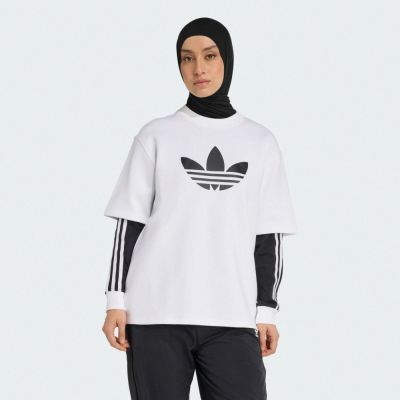 Adidas 愛迪達 Spacer Trf Tee JV7226 女 T恤 運動上衣 休閒短袖 白 黑 亞版