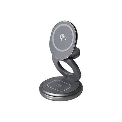 LUMO Qi2 15W 三合一無線折疊充電器