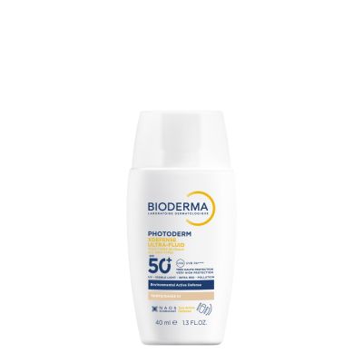 【BIODERMA 貝膚黛瑪】新品上市 超耐曬清爽保濕潤色防曬液SPF50+ PA++++ 40ML