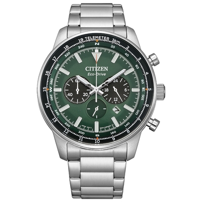 CITIZEN星辰 Chronograph 賽車運動風格計時男錶-CA4500-91X-44mm