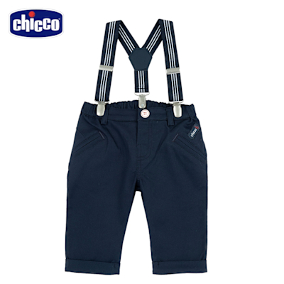 chicco官方直營- 夏日航行-活動吊帶長褲