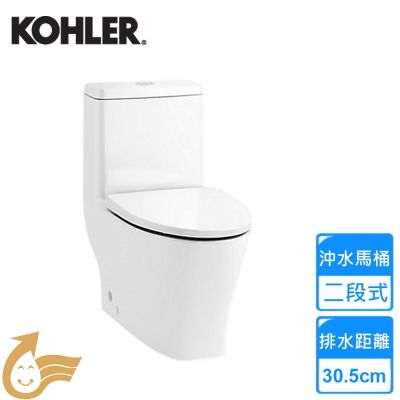 【KOHLER】Family Care 水漩風單體馬桶/管距30.5公分 K-23188T-NS-0〈不含安裝〉