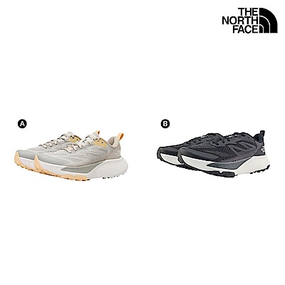 【The North Face】戶外冒險｜男女款抓地穩定野跑鞋/輕量透氣休閒運動鞋(兩款任選)