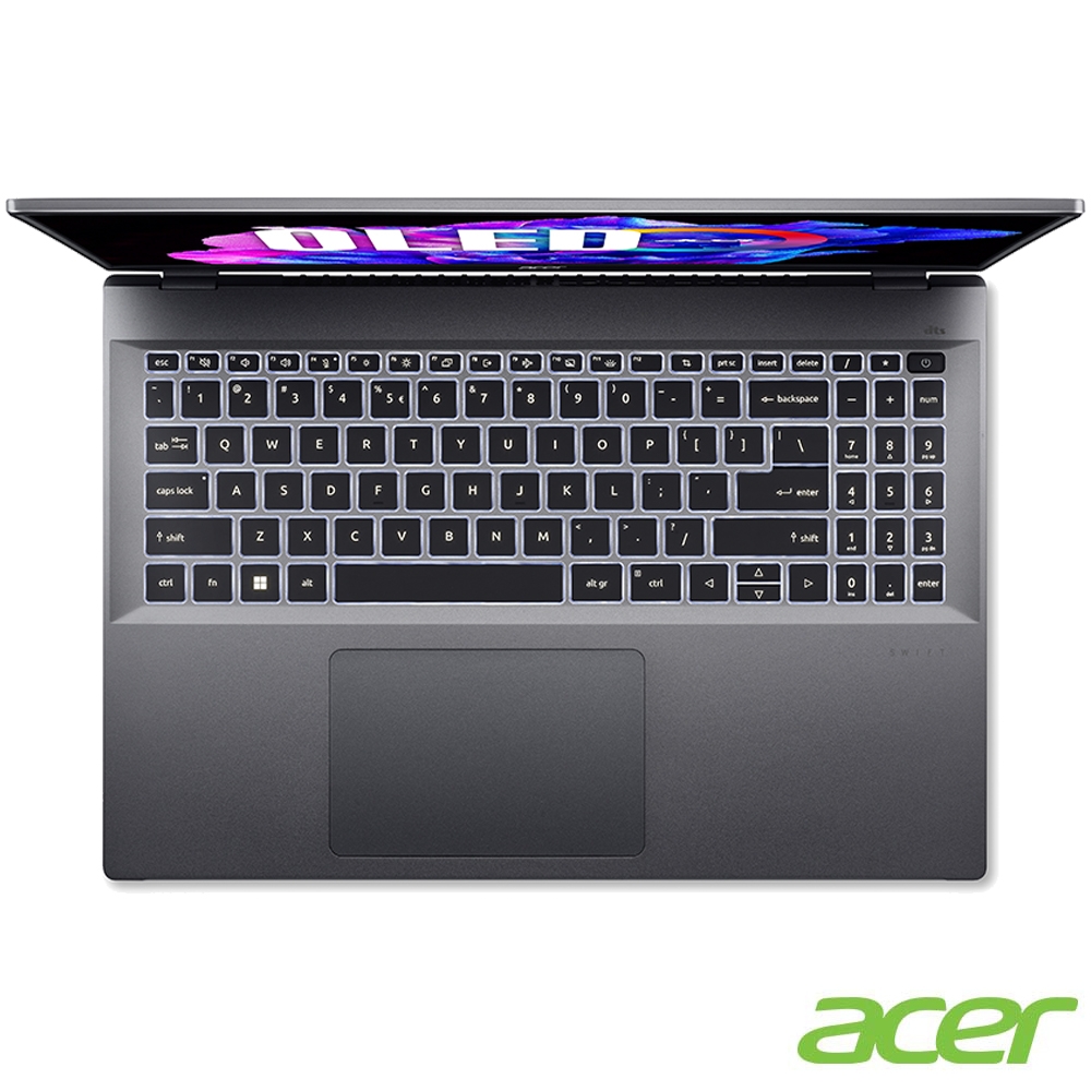 Acer 宏碁Swift Go SFG16-71-71EZ 16吋OLED輕薄筆電(i7-13700H/16G