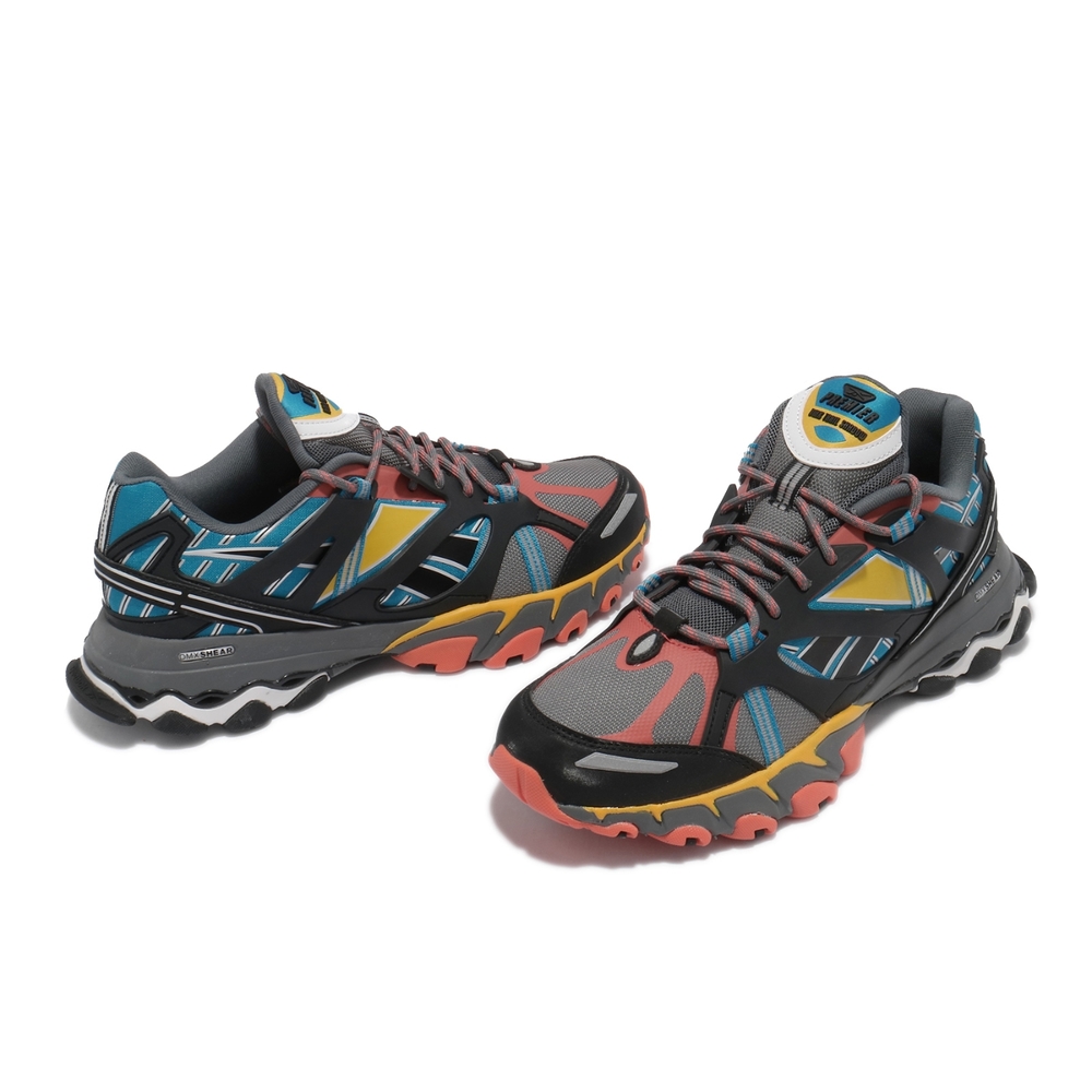 Reebok 越野鞋DMX Trail Shadow 男鞋戶外運動舒適避震登山球鞋穿搭灰黑